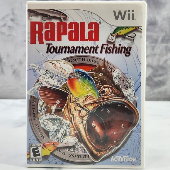 Rapala: Tournament Fishing (Nintendo Wii 2006) Activision Rated E for Everyone - Picture 1 of 4